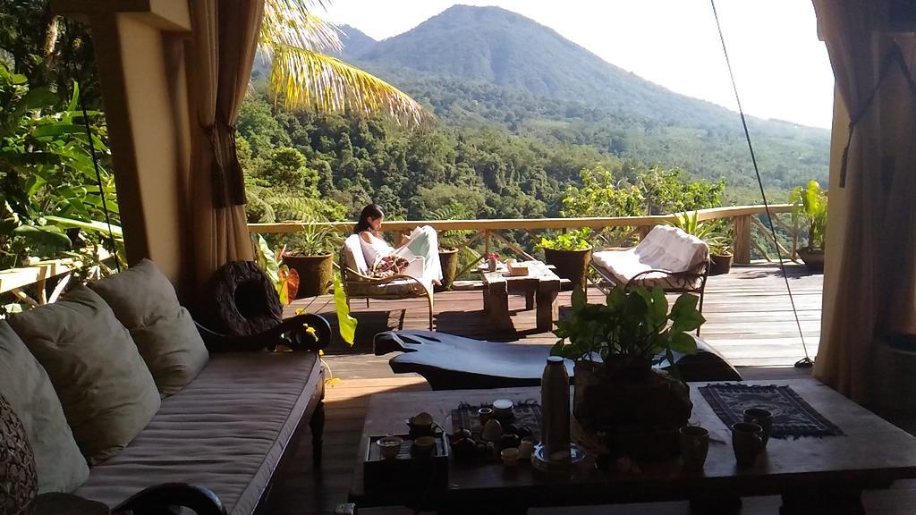 Dwan Tea Mountain Side Bed & Breakfast Jatiluwih Exterior foto