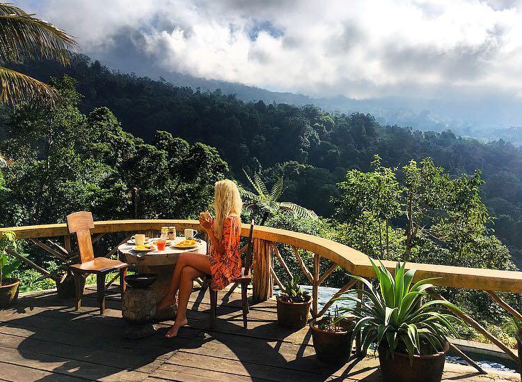 Dwan Tea Mountain Side Bed & Breakfast Jatiluwih Exterior foto