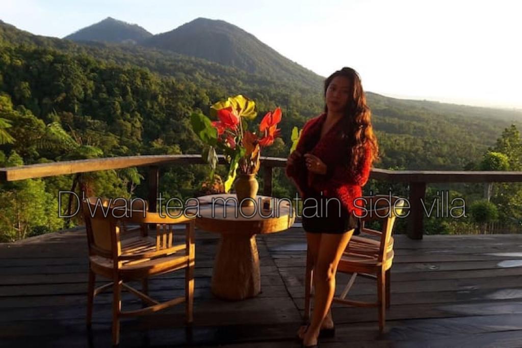 Dwan Tea Mountain Side Bed & Breakfast Jatiluwih Exterior foto